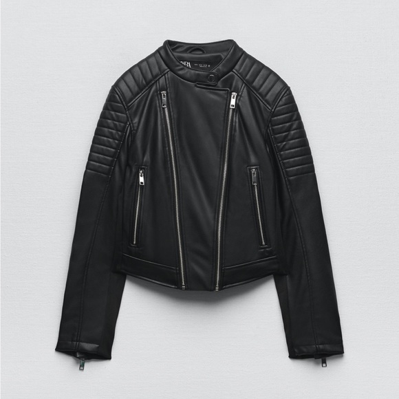 Zara Faux LeatherJacket - Picture 7 of 8